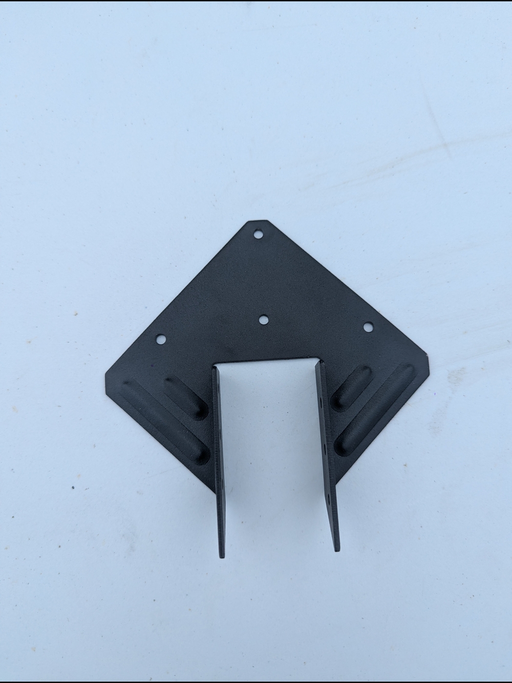 Metal Wall Mount Bracket in Black